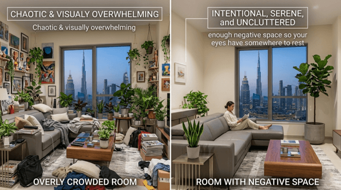 Mistaking Empty Space for Wasted Space — Designing Rooms Without Negative Space