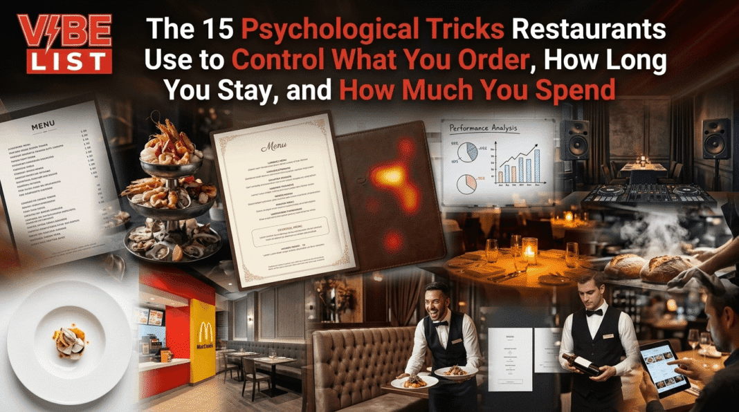 The 15 Psychological Tricks Restaurants Use to Control What You Order, How Long You Stay, and How Much You Spend