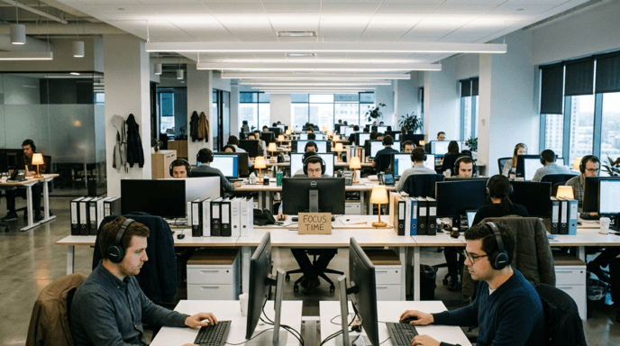 Open-Plan Offices Boost Collaboration and Output