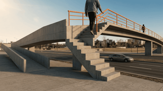 The Bridge With Steps