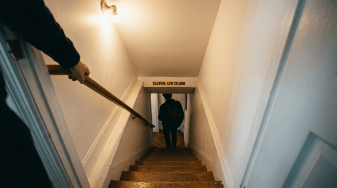 The Low-Ceiling Staircase